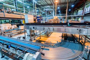 A manufacturing facility sold via a business broker service.